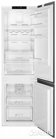 Встраиваемый двухкамерный холодильник Smeg C8175TN