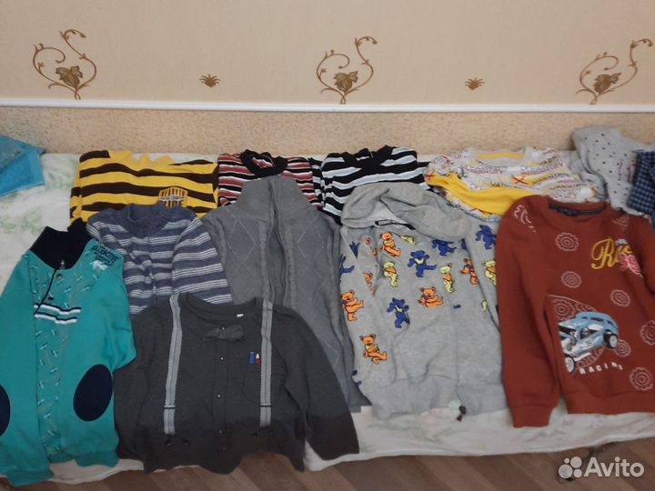 Пакет детских вещей от размера 110 до 140