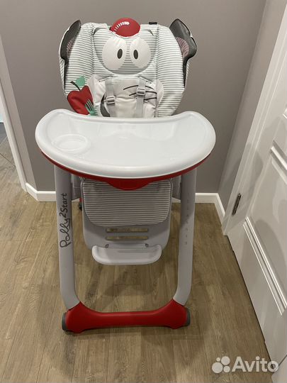 Стульчик для кормления chicco polly