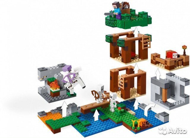 Конструктор 10989 bela Нападение армии скелетов