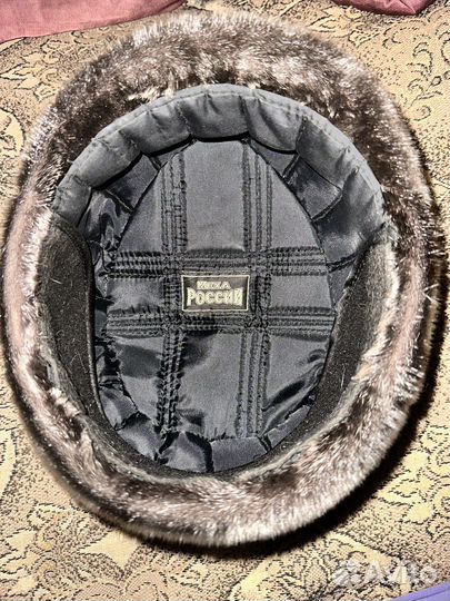 Меховая Мужская шапка нерпа