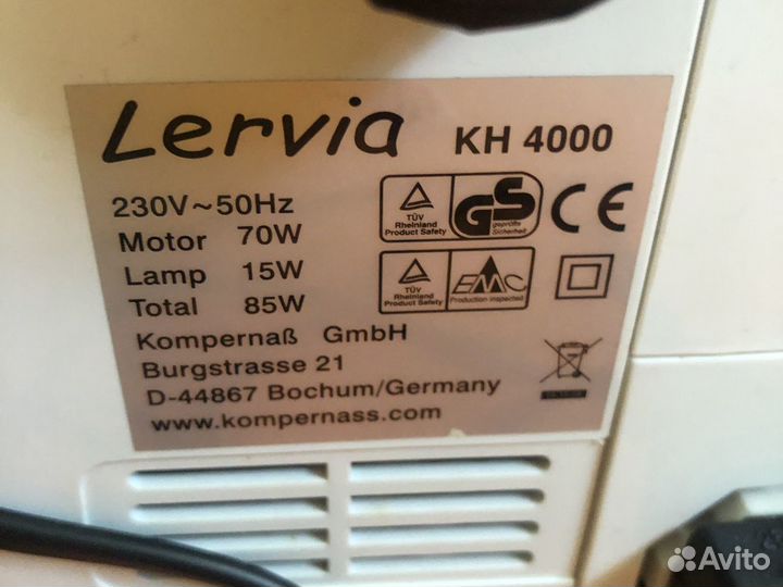 Швейная машина lervia