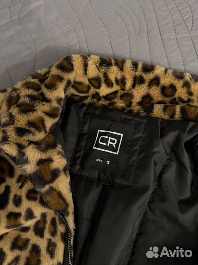 Куртка с леопардовым принтом