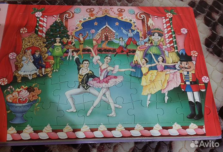 Детская книга-пазл с CD диском