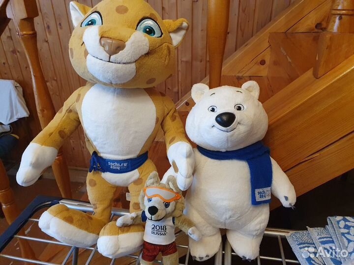 Плюшевые символы олимпиады. Оригинал