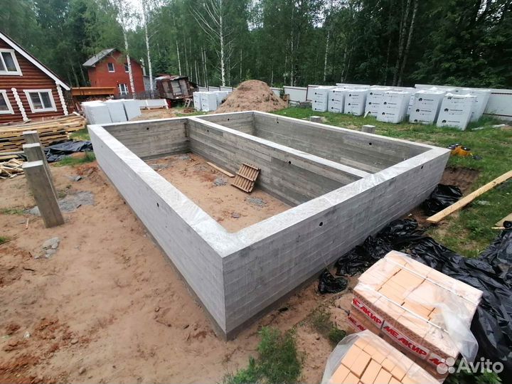 Фундаменты, плиты