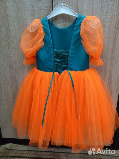 Нарядное платье, костюм моркови