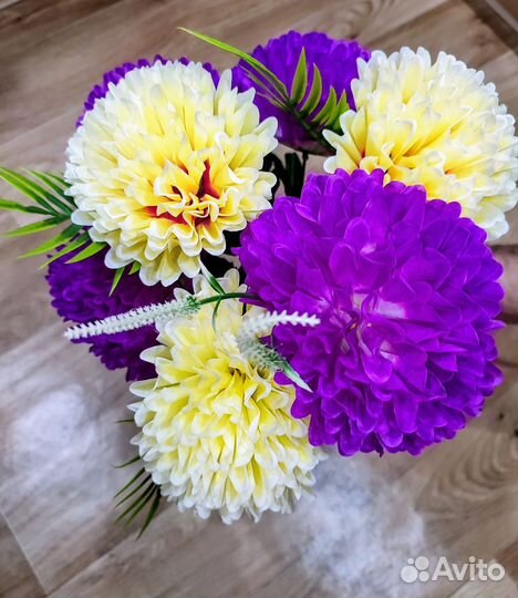 Искусственные цветы большие