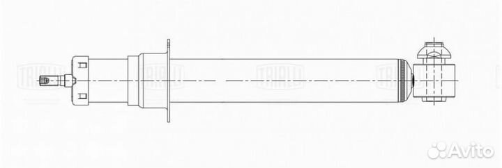 Амортизатор BMW 5 F10 10- зад.газ. AG26504 trialli