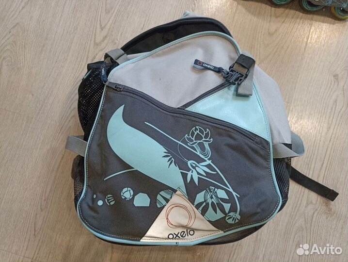 Ролики женские oxelo с фирменным рюкзаком