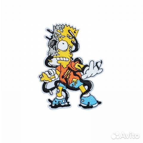 Нашивка на одежду барт термонашивка