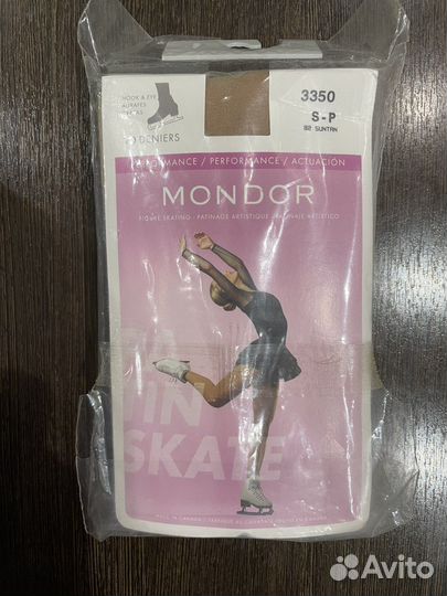 Колготки Mondor для фигурного катания,S
