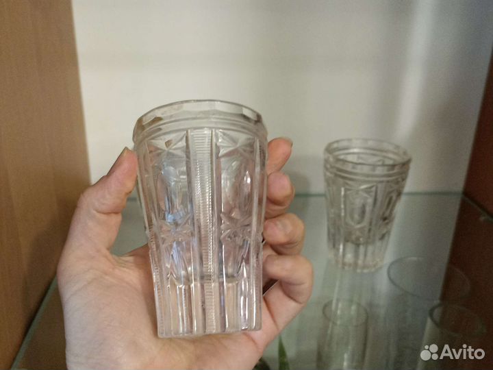 Набор стопок хрустальных СССР