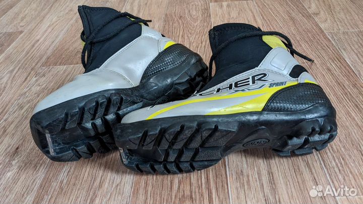 Лыжные ботинки fisher детские 35 36 размеры