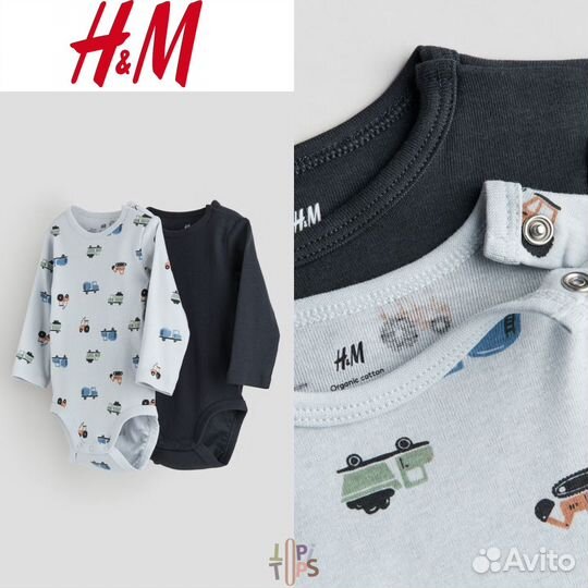 Комплект боди H&M 80