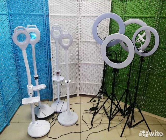 Лампа лупа освещение для бьюти мастера хит