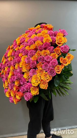 Букет из 301 голландской розы