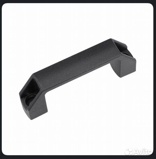 Ручка-скоба универсальная из черного ABS пластика