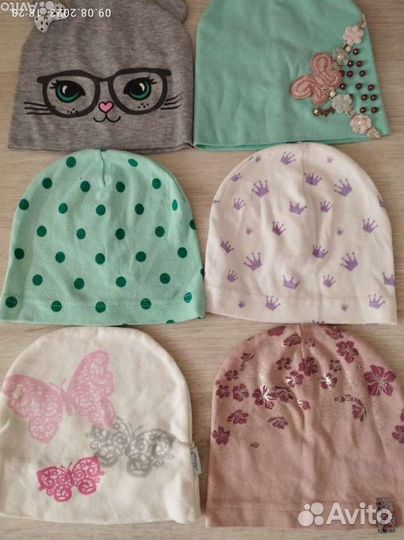 Шапочки детские х/б