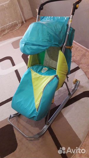 Детские санки коляска