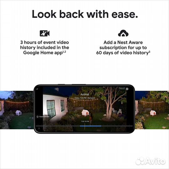 Камера Nest Cam с прожектором. Новая