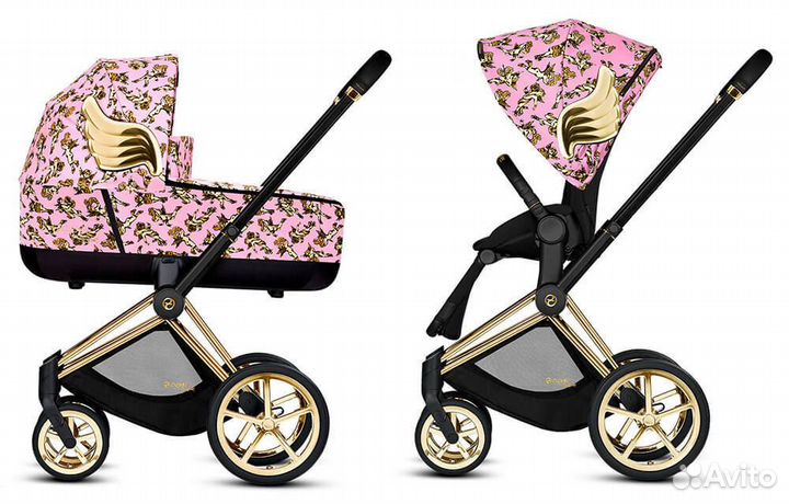 Коляска cybex priam jeremy scott 2 в 1