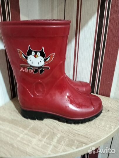 Резиновые сапоги для девочки 24