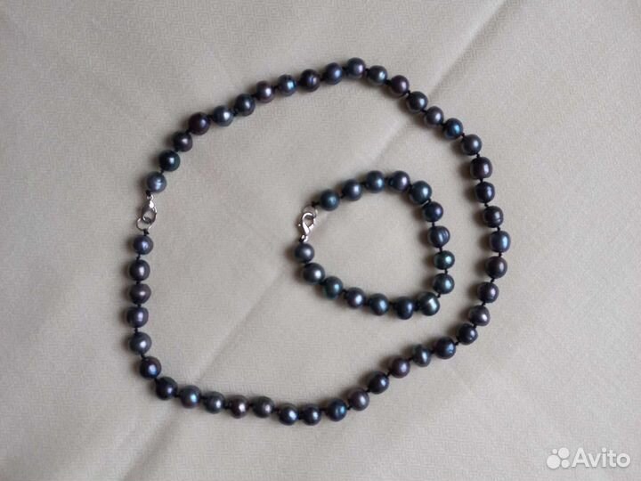 Жемчуг белый и чёрный