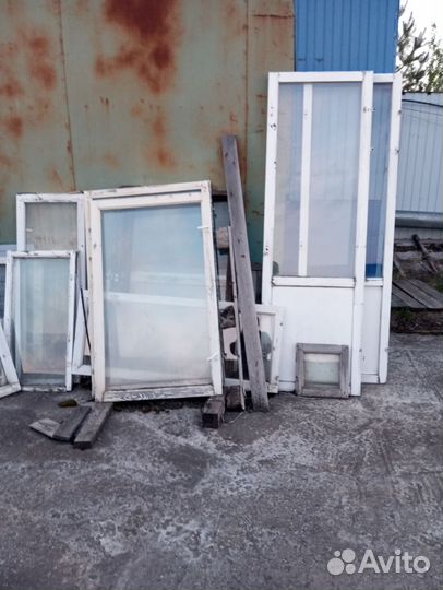Окна пластиковые бу и балконные двери