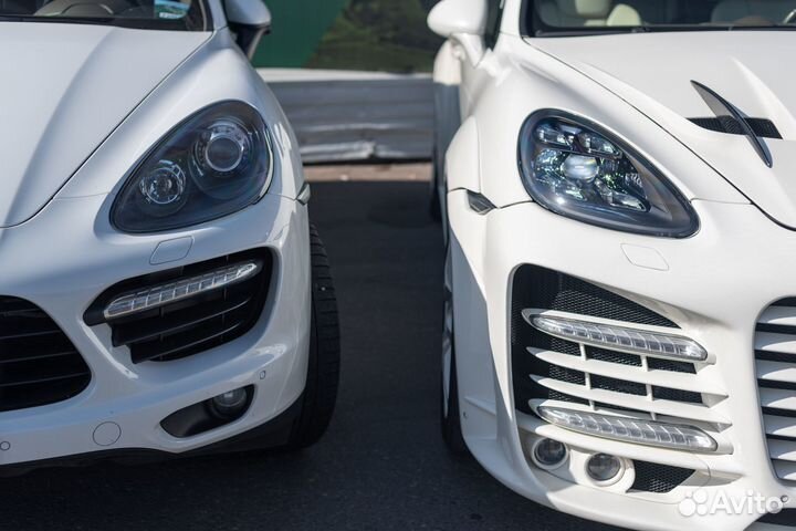 LED фары на Porsche Cayenne 958, 2010-2014