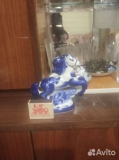 Лошадь Гжель статуэтка подарок