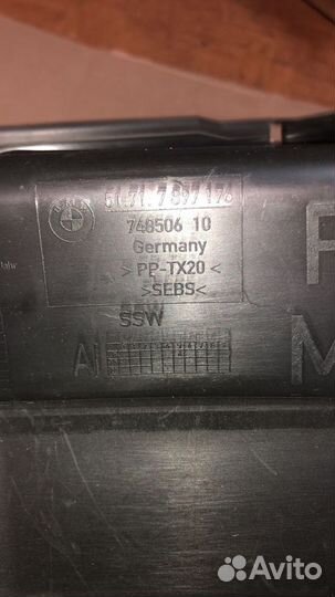 Воздухозаборник BMW 5 (E60) радиатора правый