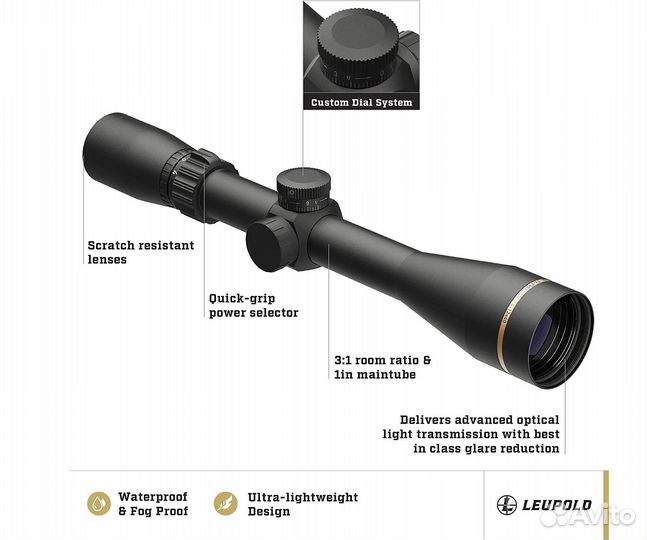 Оптический прицел Leupold VX-Freedom 3-9x40 180600