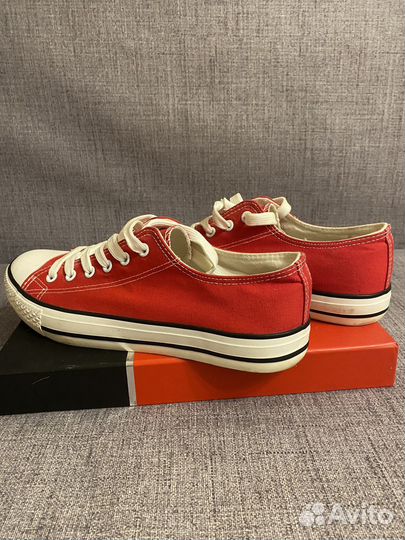 Кеды женские красные 41 размер