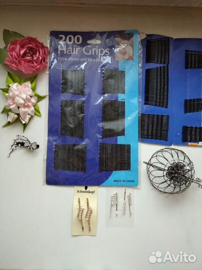 Невидимки и заколки для волос