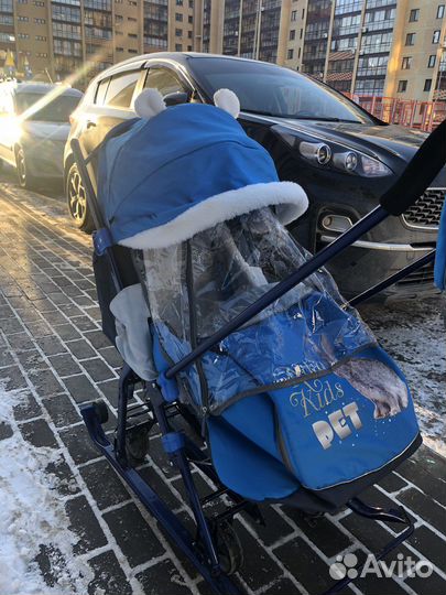 Коляска санки