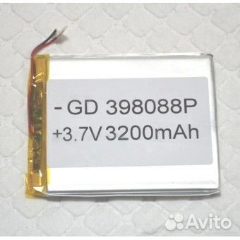 Литий-полимерный аккумулятор 398088P 3.7V