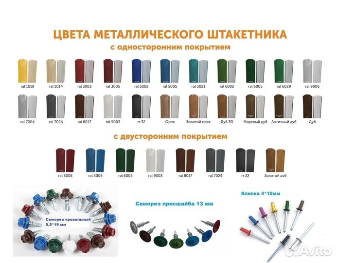 Евроштакетник от производителя