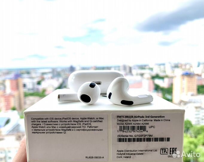 Airpods 3 (новые+чехол и гарантия)