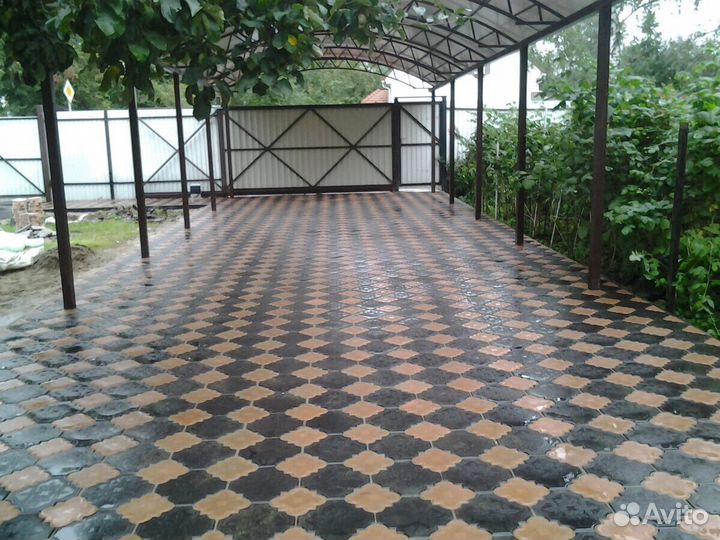 Укладка тротуарной плитки