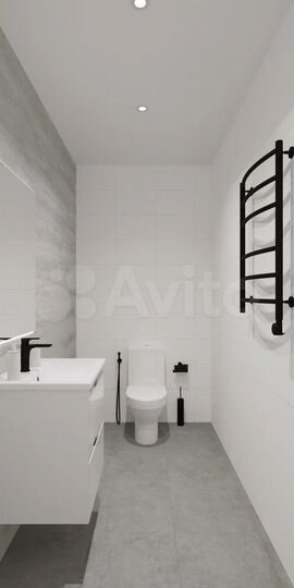 2-к. квартира, 56,3 м², 4/9 эт.