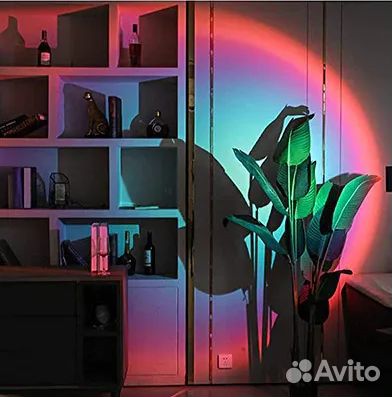 Настольная лампа закат