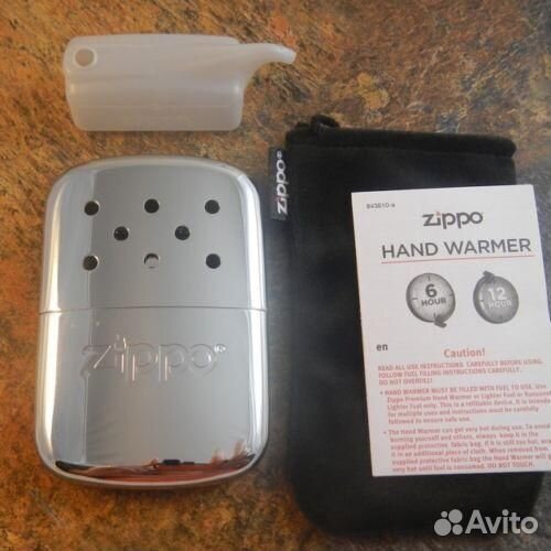 Грелка каталитическая zippo хром 12 часов