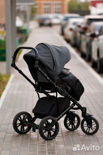 Коляска 2 в 1 эко кожа