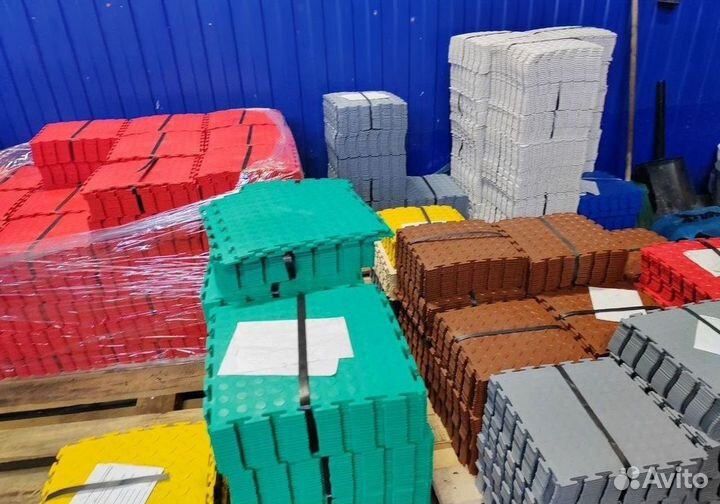 Плитка пвх в спорт зал / фитнес центр