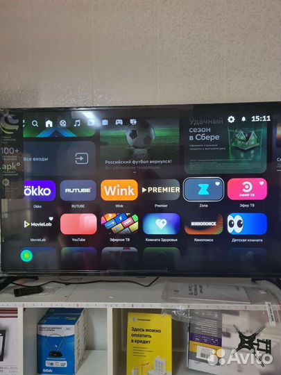 Новые прошитые Smart телевизоры (109см) (Беларусь)