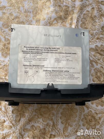 Магнитола toyota prado 120