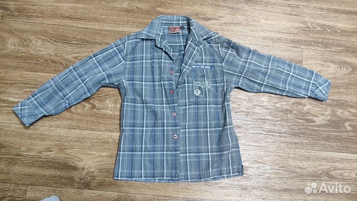 Рубашка на мальчика 116-122