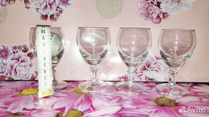 Фужеры, бокалы, рюмки, стаканы, стопки и т.д