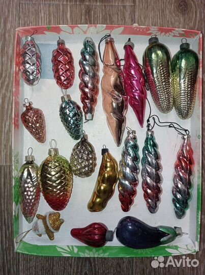 Елочные игрушки СССР советские